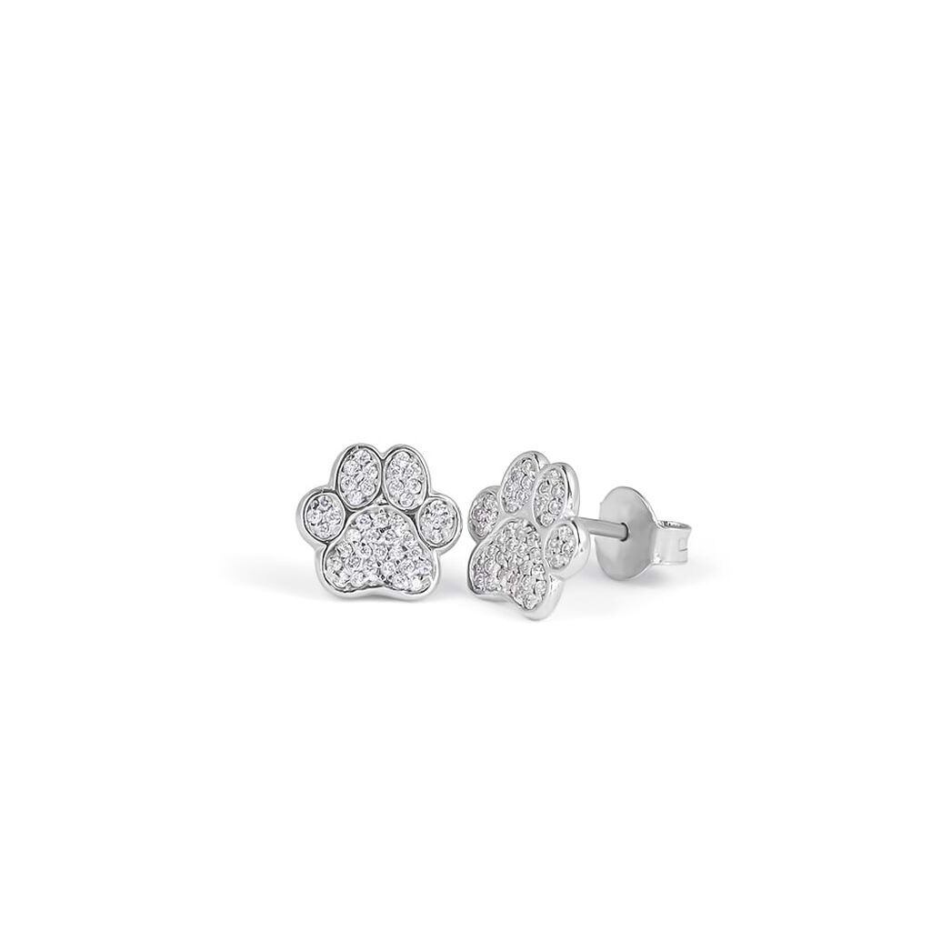Orecchini Lobo Silver Moments Argento Rodiato Cubic Zirconia - Orecchini a Lobo Donna | Stroili