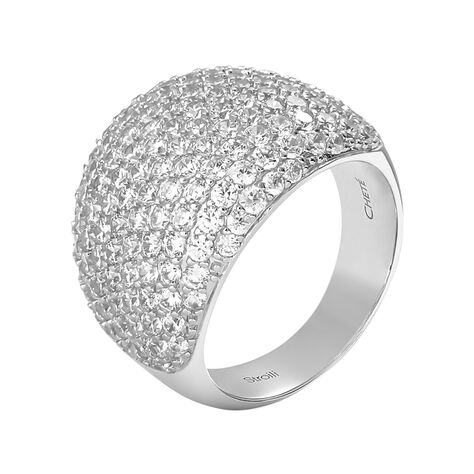 Anello Fascia Silver Shine Argento Rodiato Cubic Zirconia - Anelli con Pietre Donna | Stroili