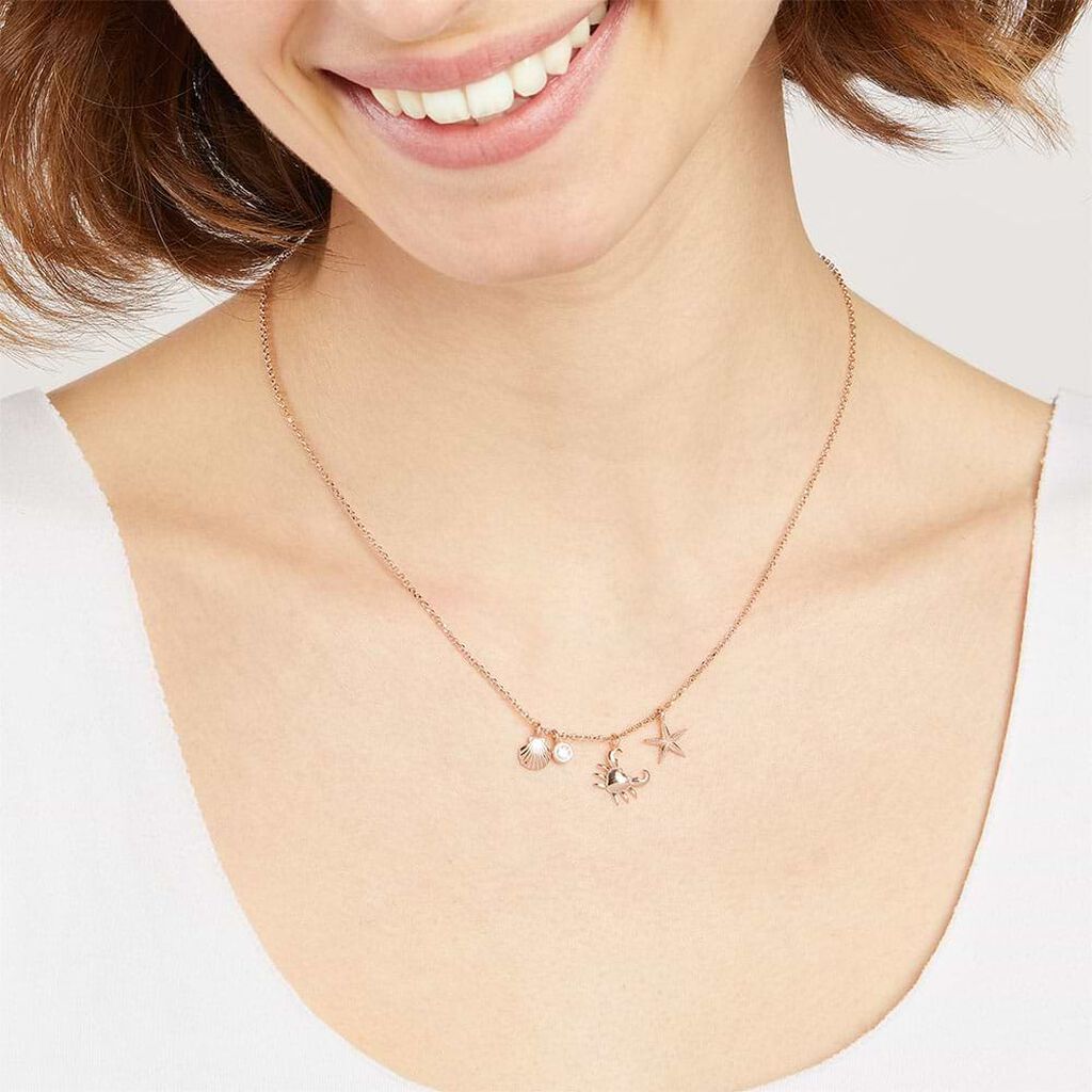 Collana Silver Collection Argento Rosa Cubic Zirconia - Collane Donna | Stroili