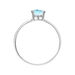Anello Solitario Amélie Oro Bianco Topazio - Anelli con Pietre Donna | Stroili