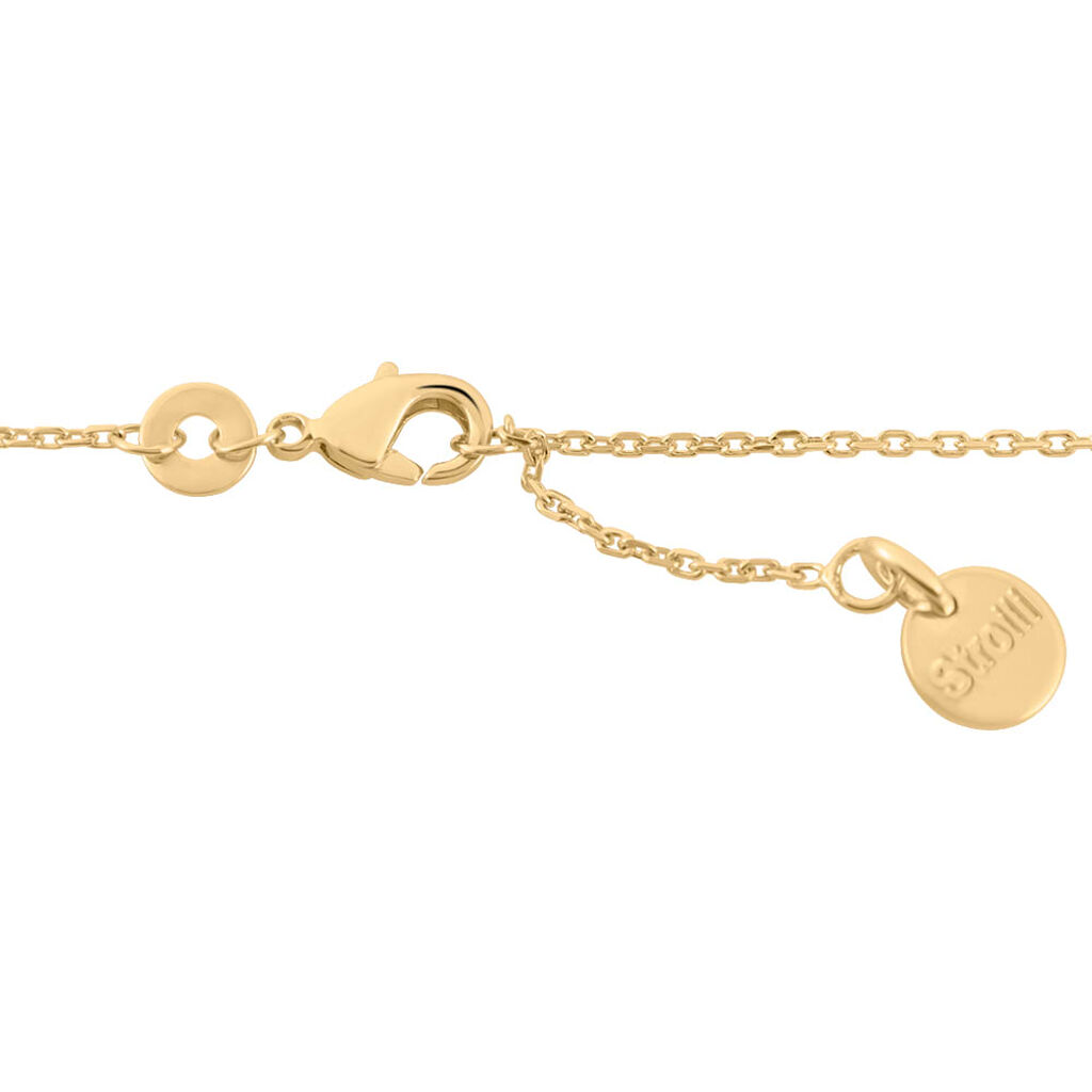 Bracciale placcato oro con freccia con zirconi - Bracciali Amicizia Donna | Stroili