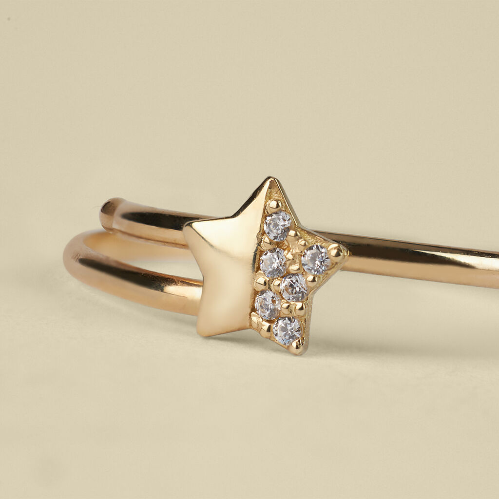 Anello Fantasia Mon Petit Oro Giallo Cubic Zirconia