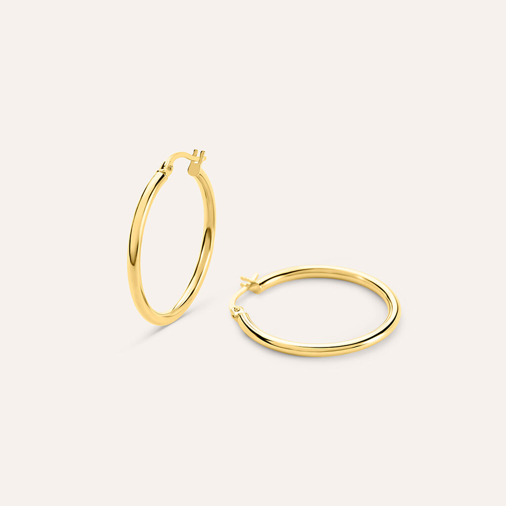 Orecchini A Cerchio Toujours Oro Giallo