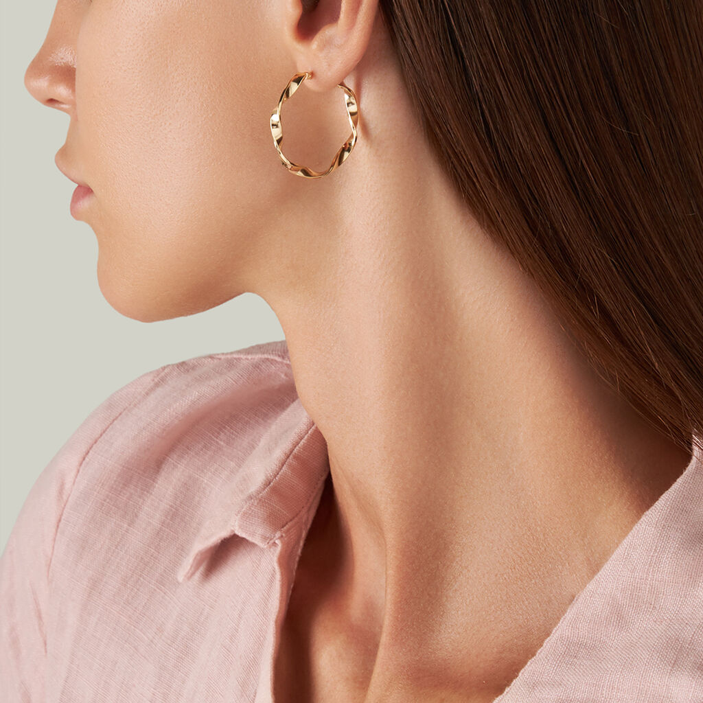 Orecchini A Cerchio Golden Dream Placcato Oro Giallo - Orecchini a Cerchio Donna | Stroili