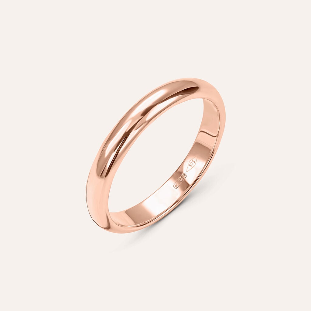 Fede Classica Leggera 3.2 mm Oro Rosa