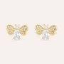 Orecchini Lobo Claire Oro Giallo Cubic Zirconia