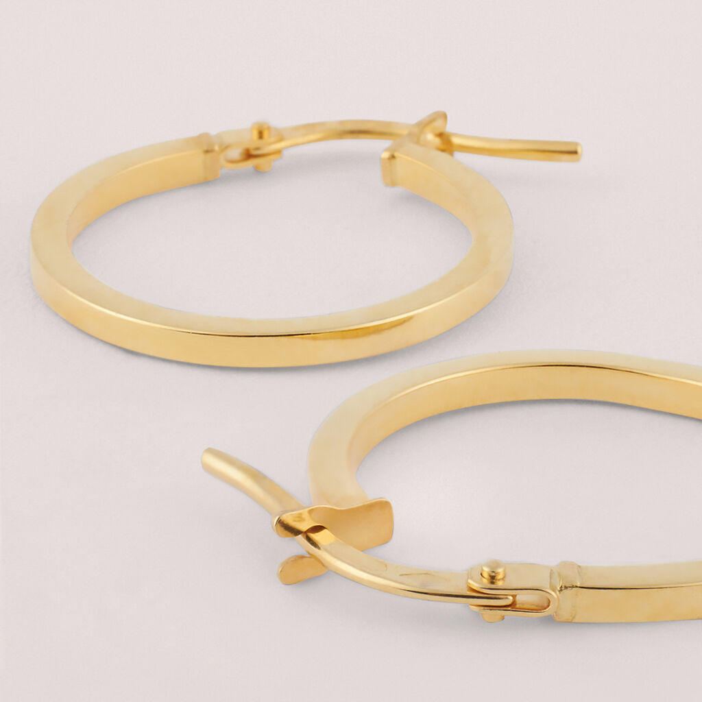 Orecchini A Cerchio Toujours Oro Giallo