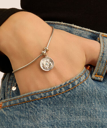 Pendente Love Beats Argento Rodiato Cubic Zirconia
