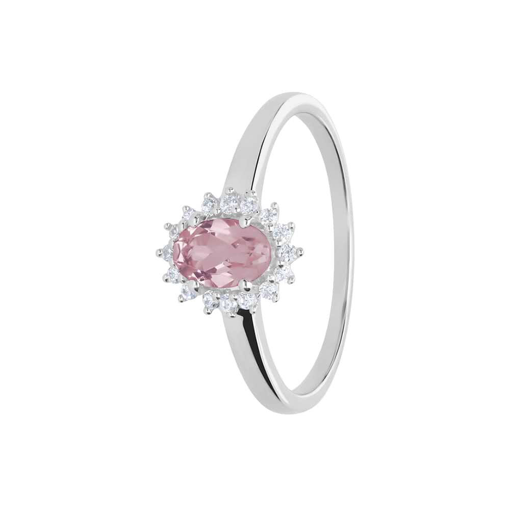Anello Solitario Amelie Oro Bianco Topazio Cubic Zirconia 1417243 Stroili