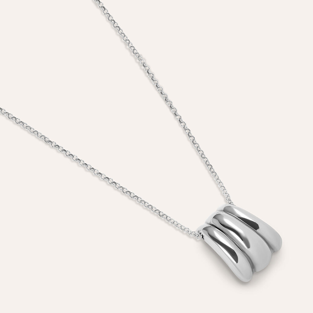 Collana Silver Collection Argento Rodiato