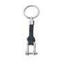 Portachiavi in acciaio e corda