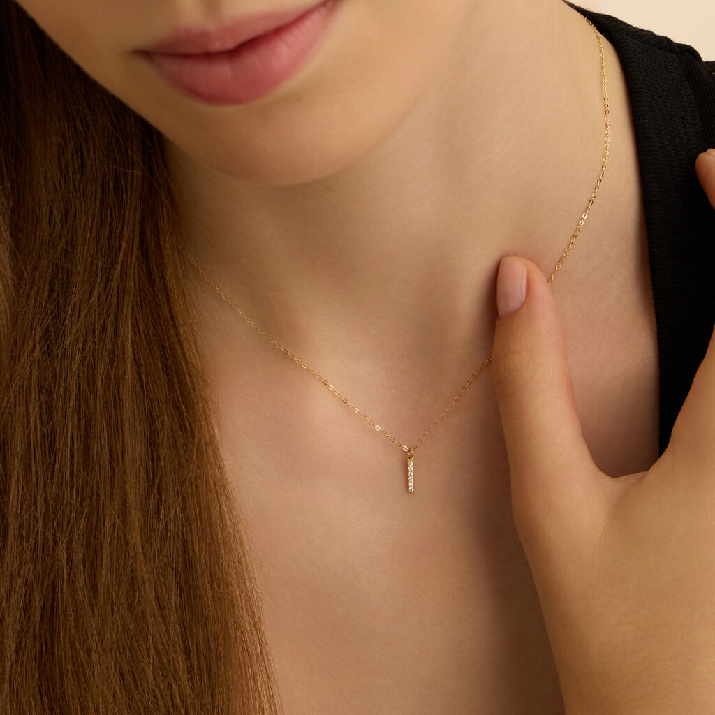 Collana Claire Oro Giallo Cubic Zirconia