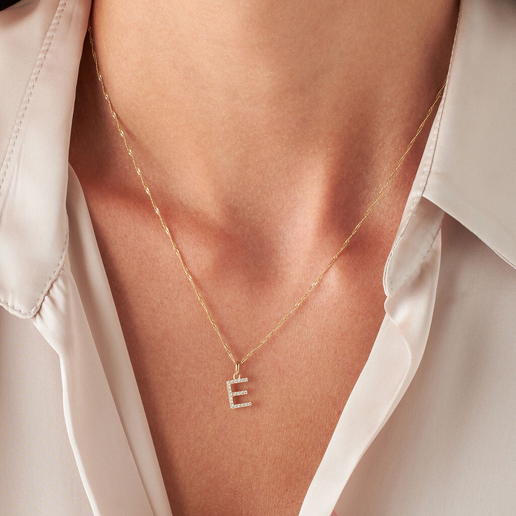 Pendente Poème Oro Giallo Cubic Zirconia - Ciondoli Donna | Stroili