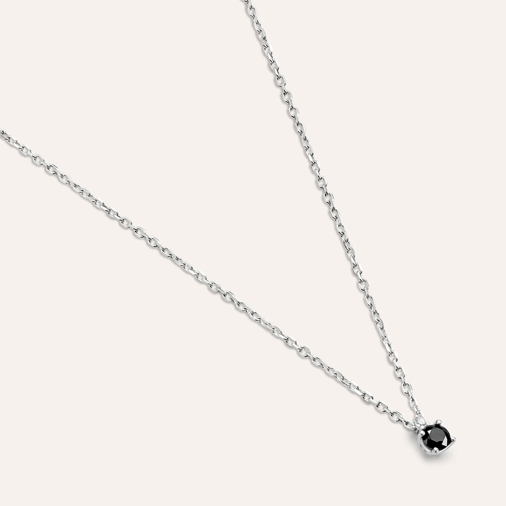 Collana Punto Luce Silver Elegance Argento Rodiato Cubic Zirconia