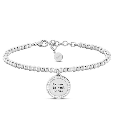 Bracciale Lady Message Acciaio Philosophy e Cristalli - Bracciali Donna | Stroili