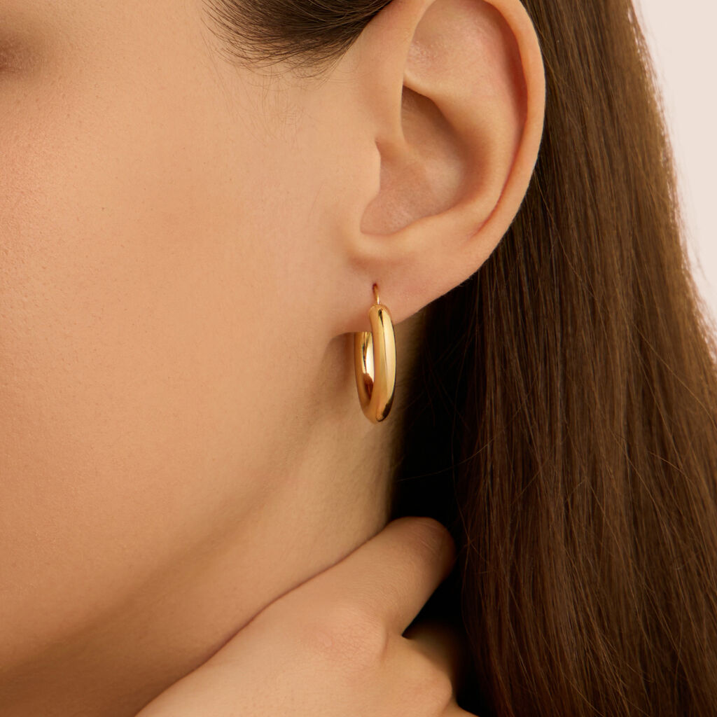 Orecchini A Cerchio Toujours Oro Giallo - Orecchini a Cerchio Donna | Stroili