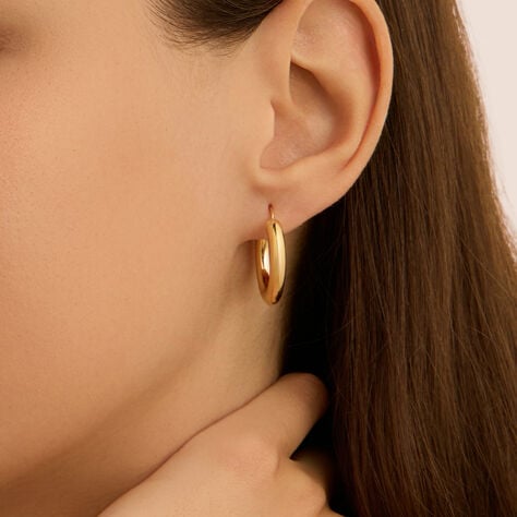 Orecchini A Cerchio Toujours Oro Giallo - Orecchini a Cerchio Donna | Stroili