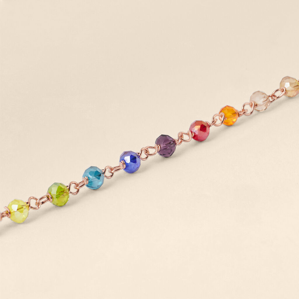 Bracciale Silver Collection Argento Rosa Cristallo