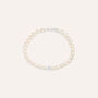 Bracciale Gabrielle Oro Bianco Perla D'Acqua Dolce Cristallo
