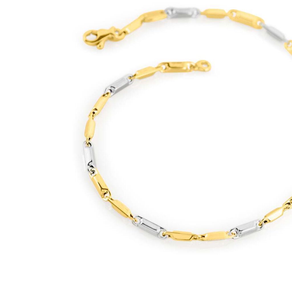 Bracciale Catena L'homme Or Oro Bicolore