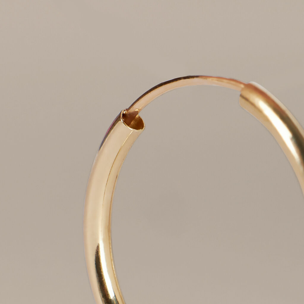Orecchini A Cerchio Toujours Oro Giallo - Orecchini a Cerchio Donna | Stroili