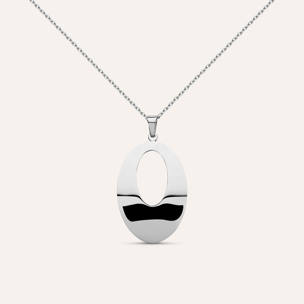 Collana Lady Code Acciaio Ovale