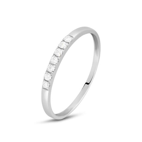 Anello Riviere Claire Oro Bianco Cubic Zirconia - Anelli Riviere Donna | Stroili