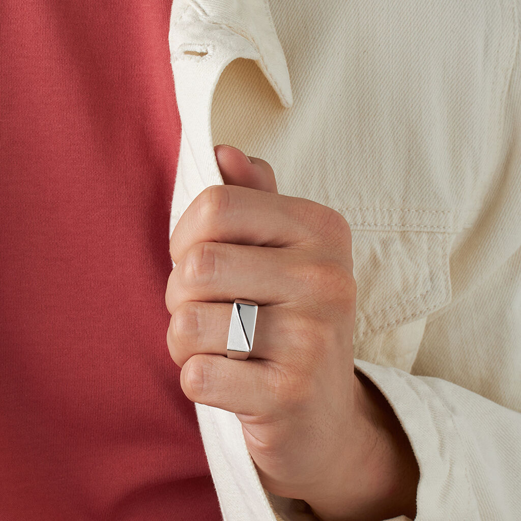 Anello Fantasia L'homme Or Oro Bianco