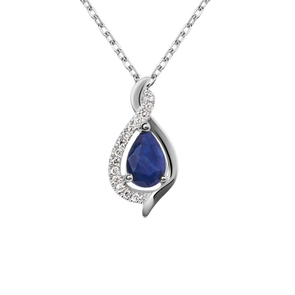 Collana di zaffiro discount blu