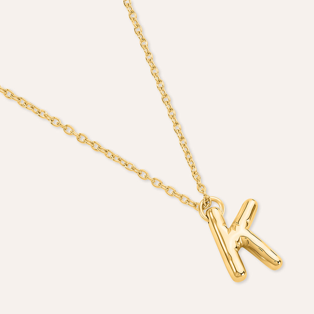 Collana Radiance Acciaio Dorato