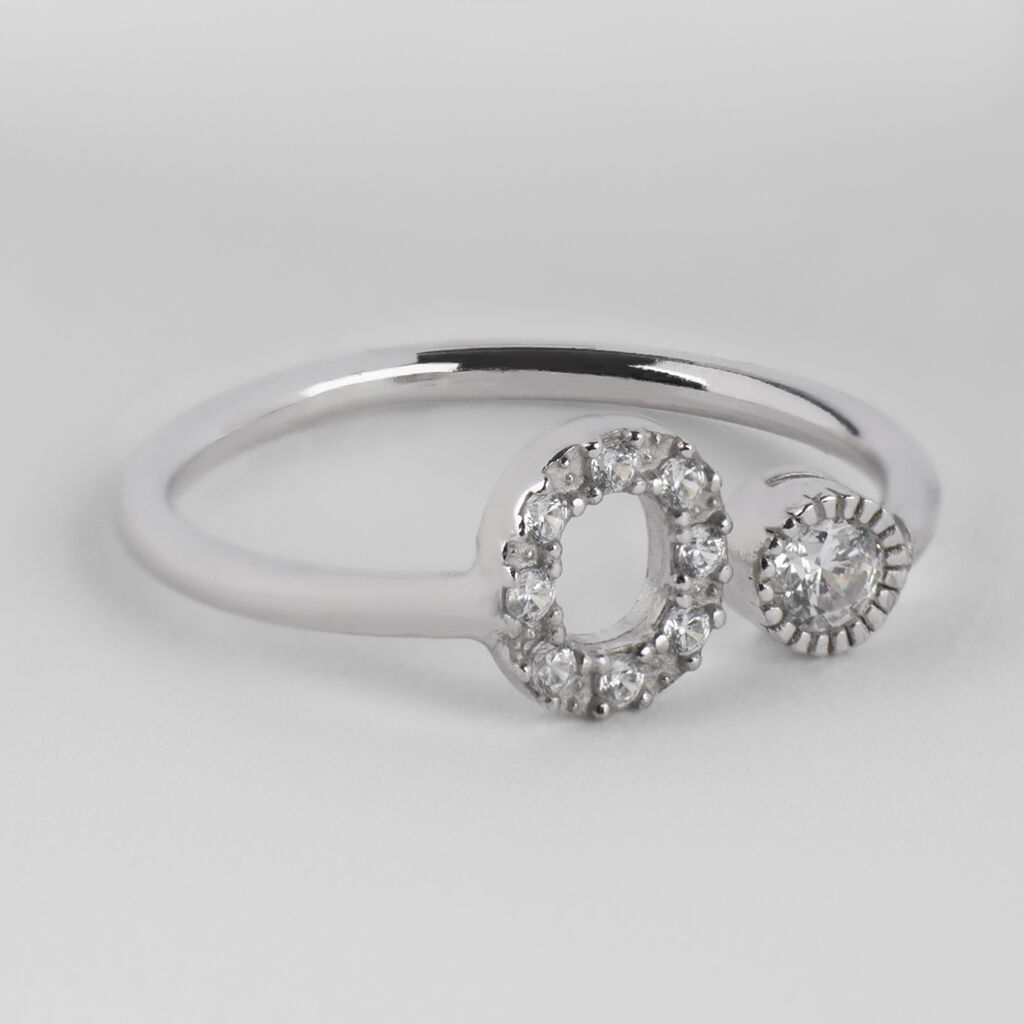 Anello Fantasia Silver Moments Argento Rodiato Cubic Zirconia - Anelli con Pietre Donna | Stroili