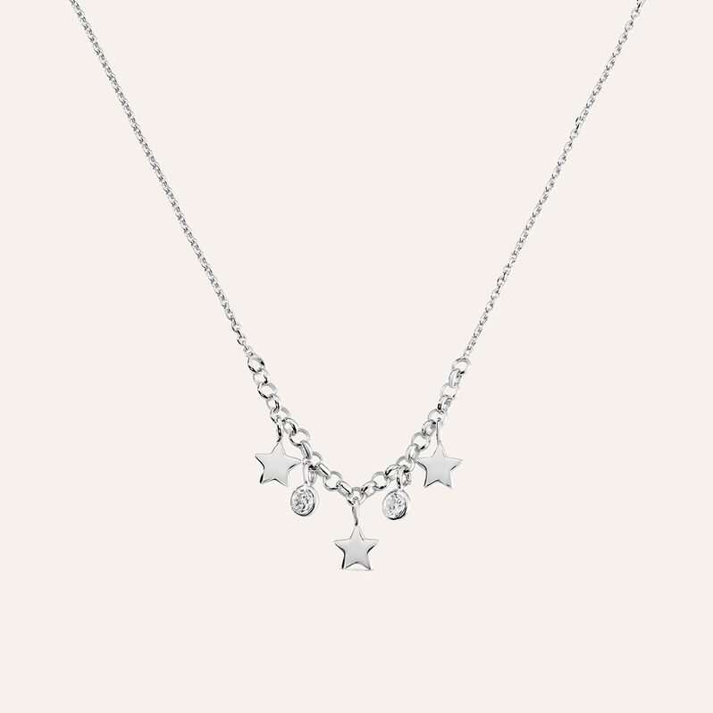 Collana Silver Collection Argento Rodiato Cubic Zirconia - Collane Donna | Stroili
