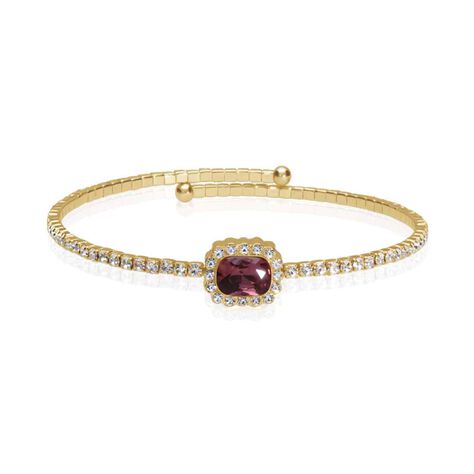 Bangle Romantic Shine Metallo Dorato Cristallo - Bracciali Rigidi Donna | Stroili