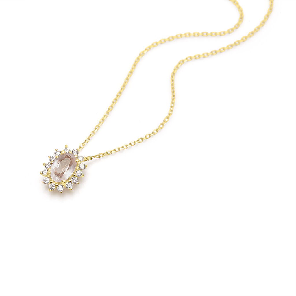 Collana Amélie Oro Giallo Quarzo Cubic Zirconia - Collane Donna | Stroili