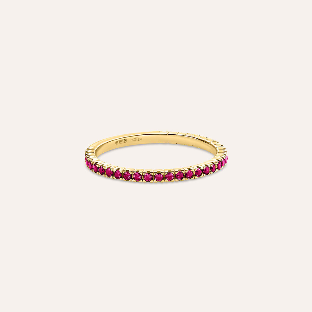 Anello Eternity Claire Oro Giallo Cubic Zirconia - Anelli Eternity Donna | Stroili