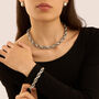 Bracciale Catena Moonlight Acciaio Bianco