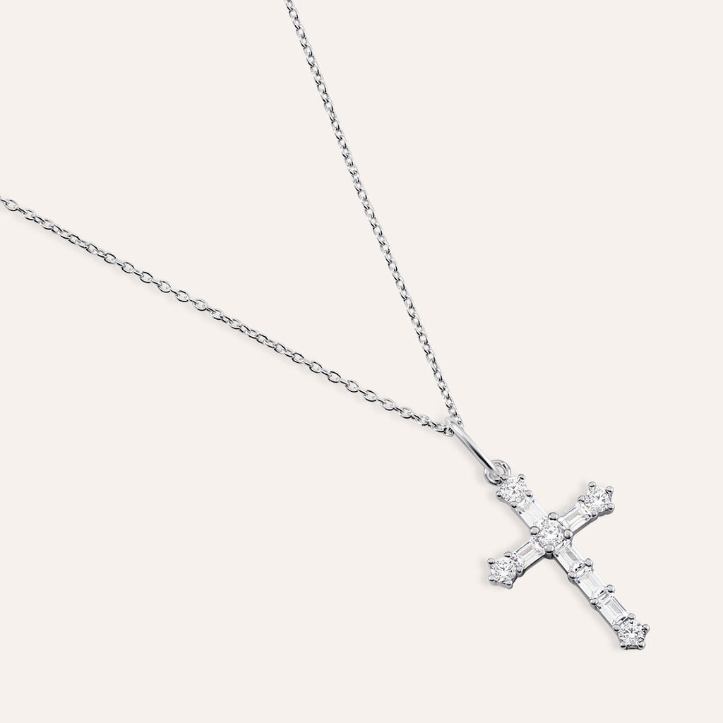 Pendente Love Beats Argento Rodiato Cubic Zirconia