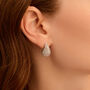 Orecchini Lobo Aura Acciaio Cubic Zirconia