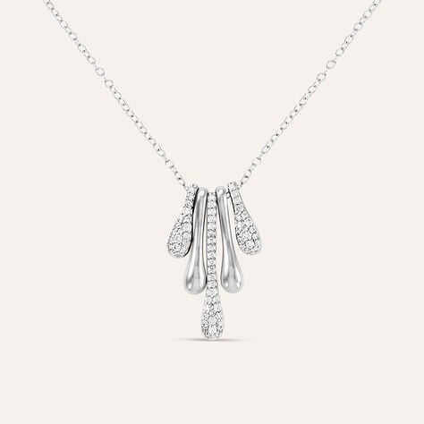 Collana Silver Shine Argento Rodiato Cubic Zirconia - Collane Donna | Stroili