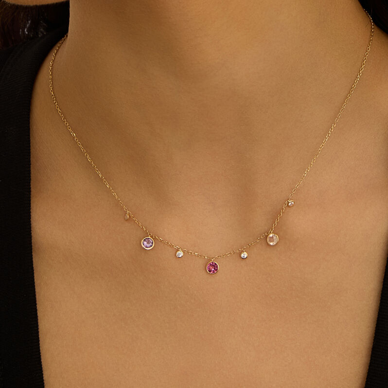 Collana Amélie Oro Giallo Topazio Quarzo Cubic Zirconia - Collane Donna | Stroili