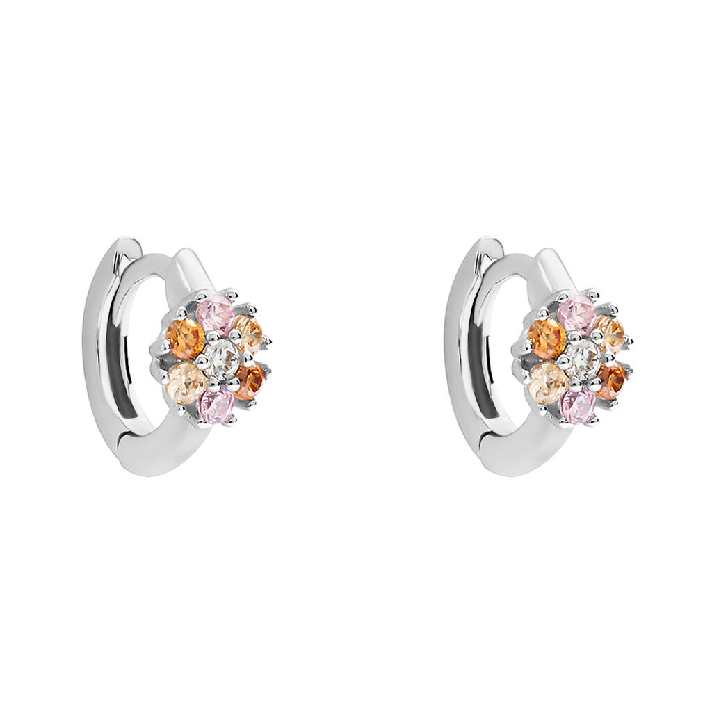 Orecchini A Cerchio Silver Baby Argento Rodiato Cubic Zirconia - Orecchini a Cerchio Bambino | Stroili