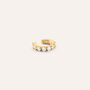 Ear Cuff Aura Acciaio Dorato Cubic Zirconia