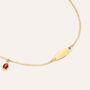 Bracciale Con Targhetta Holy Oro Giallo