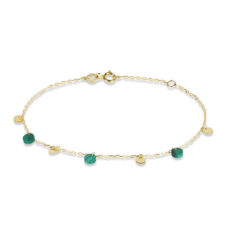 Bracciale Beverly Oro Giallo Malachite - Bracciali Amicizia Donna | Stroili