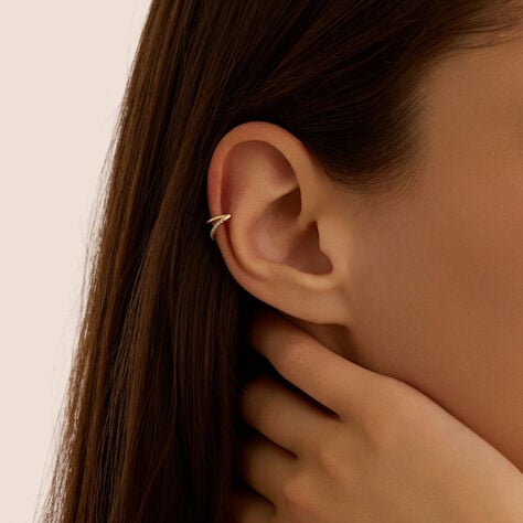 Ear Cuff Bon Ton Oro Giallo Cubic Zirconia - Ear Cuff Donna | Stroili