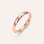 Fede Comoda Leggera 3 mm Oro Rosa
