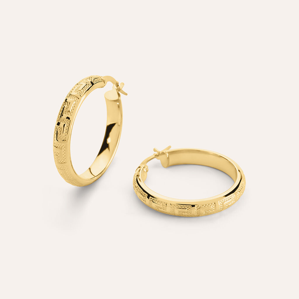 Orecchini A Cerchio Toujours Oro Giallo