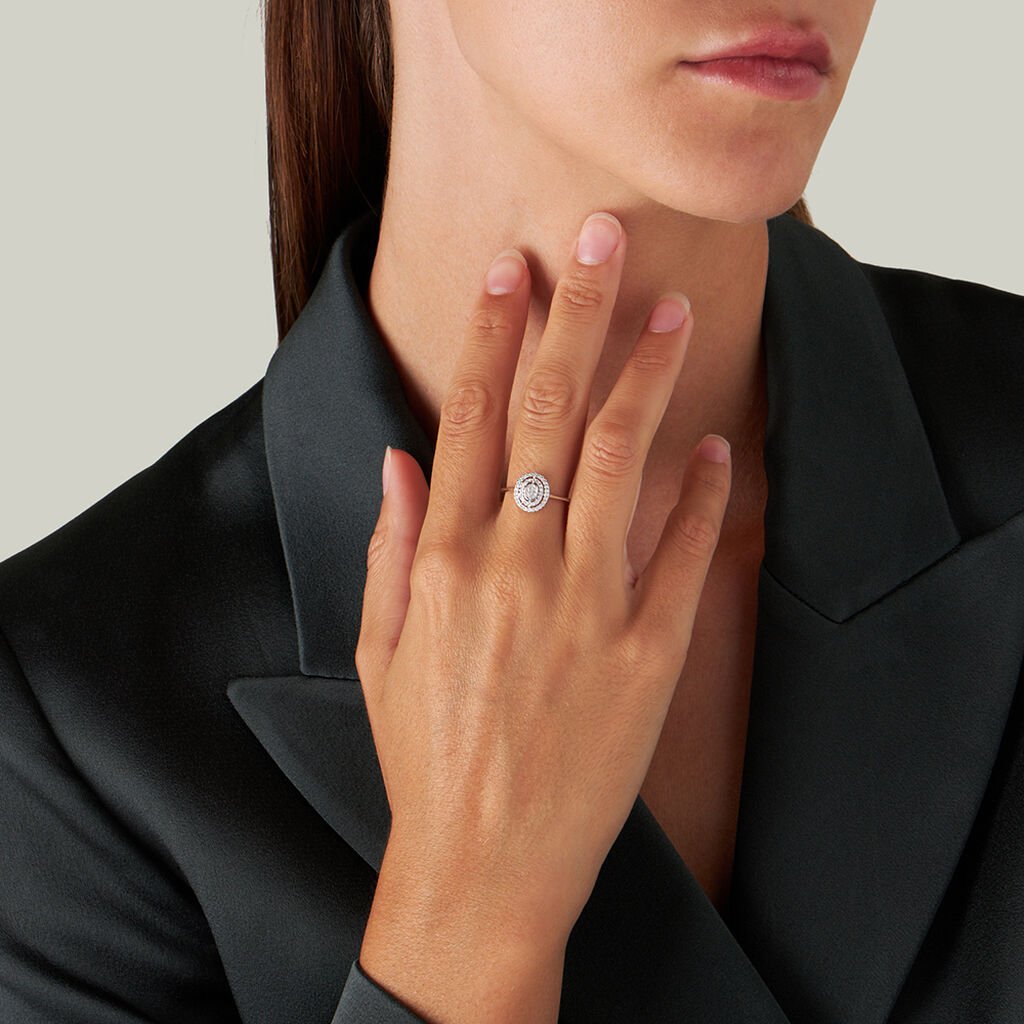 Anello Fantasia Silver Shine Argento Rodiato Cubic Zirconia - Anelli con Pietre Donna | Stroili
