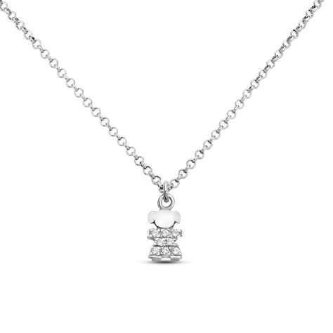 Girocollo baby in argento 925 e zirconi - Collane Donna | Stroili