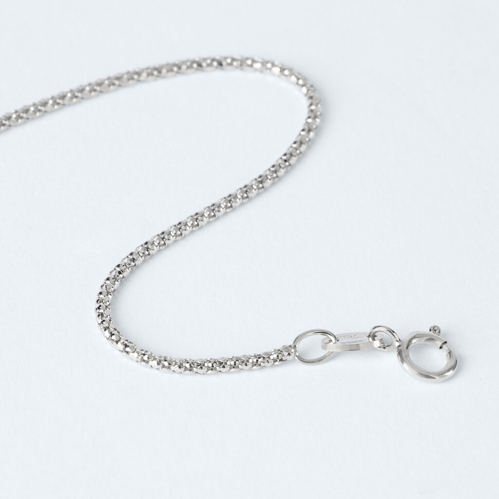 Bracciale Catena Colette Oro Bianco - Bracciali Donna | Stroili